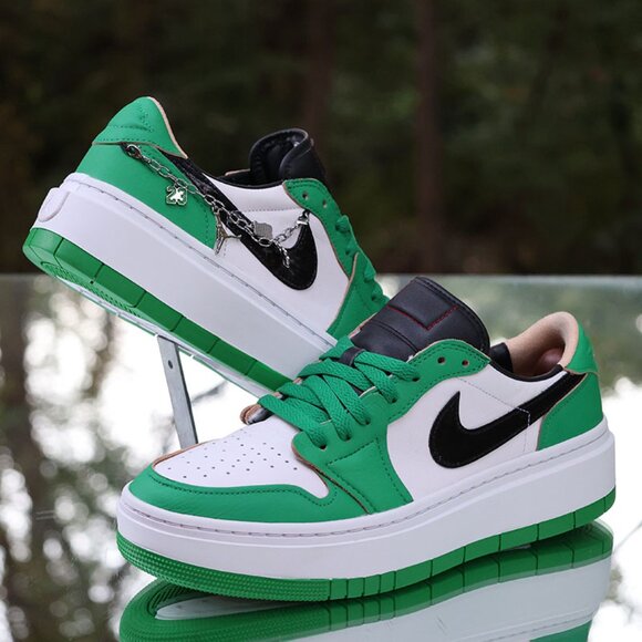 Air Jordan 1 Elevate Low SE Lucky Green - Picture 4 of 11